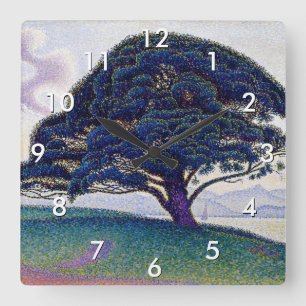 Reloj Cuadrado Paul Signac - El pino de Bonaventure