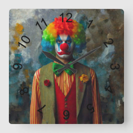Reloj Cuadrado Payaso 2