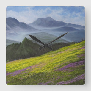 Reloj Cuadrado "Paz en el valle"
