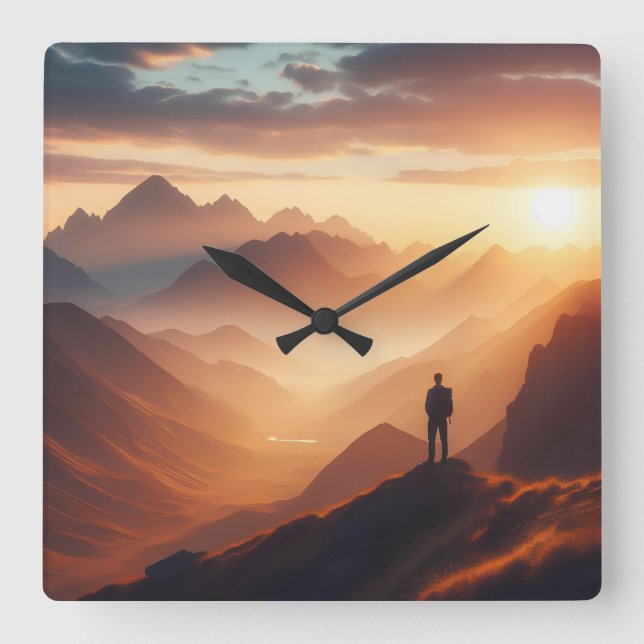 Reloj Cuadrado Paz eterna (Anverso)