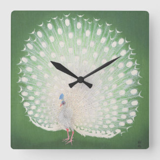 Reloj Cuadrado Peacock