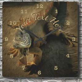 Reloj Cuadrado Pedro la Iguana 0768