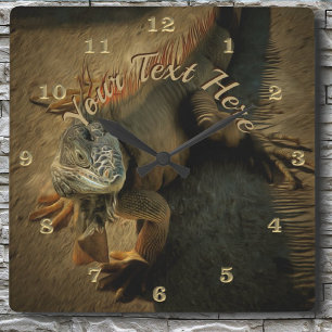 Reloj Cuadrado Pedro la Iguana 0768