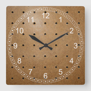 Reloj Cuadrado Pegboard