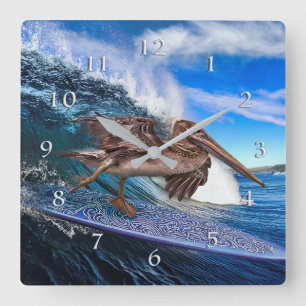 RELOJ CUADRADO PELICAN BARREL RIDER SURFER