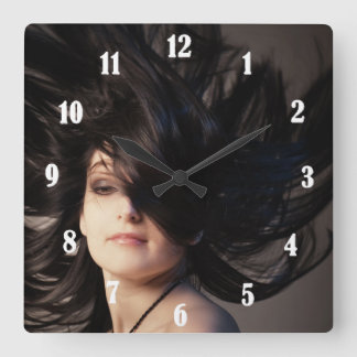 Reloj Cuadrado Peluquero