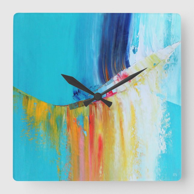 Reloj Cuadrado Pendule L'homme libre (Anverso)