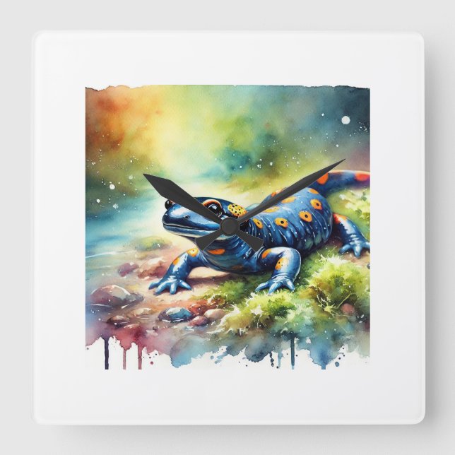 Reloj Cuadrado Penibetic Salamander 200924AREF136 - Watercolor (Anverso)