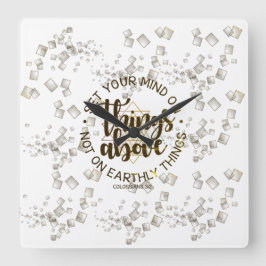 Reloj Cuadrado pensar