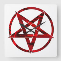 Pentagram del diablo Rojo