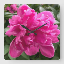 Reloj Cuadrado Peony Clock