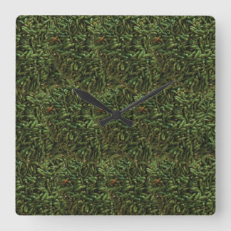 Reloj Cuadrado Pepper de chile verde