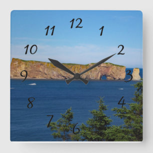 Reloj Cuadrado Percé Rock in the Gulf of the St. Lawrence