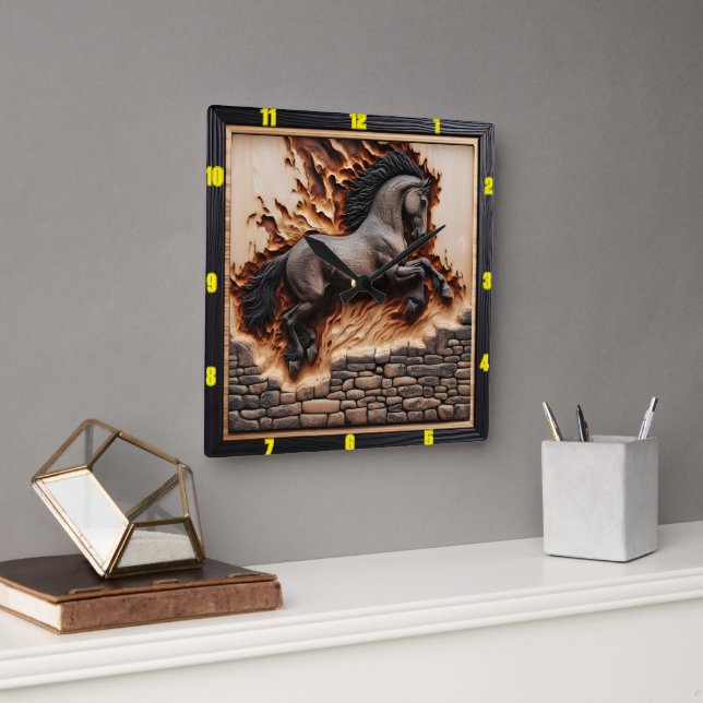 Reloj Cuadrado Perfecto, aquí está su título y palabras clave, pe (Oficina)