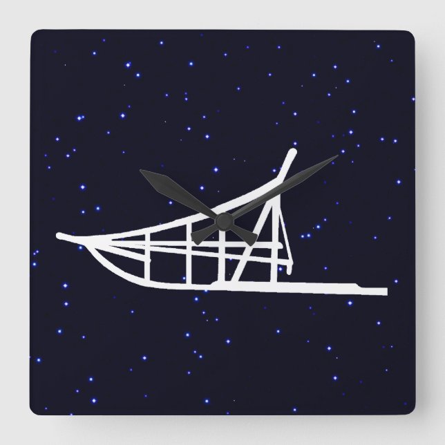 Reloj Cuadrado Perro (Anverso)