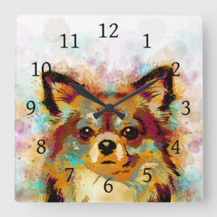 Reloj Cuadrado Perro 141 Chihuahua