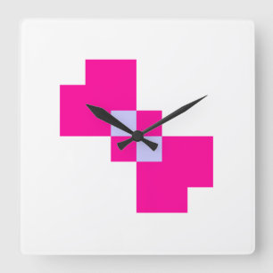 Reloj Cuadrado Perro de 8 bits