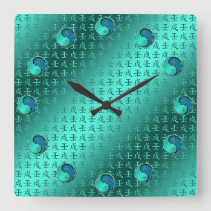 Reloj Cuadrado Perro de Agua