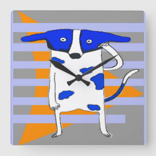 Reloj Cuadrado Perro de Punto Azul, Resumen del Triángulo Naranja