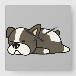 Reloj Cuadrado Perro durmiente