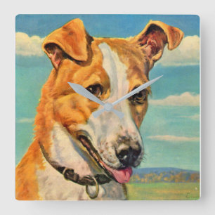 Reloj Cuadrado perro guapo