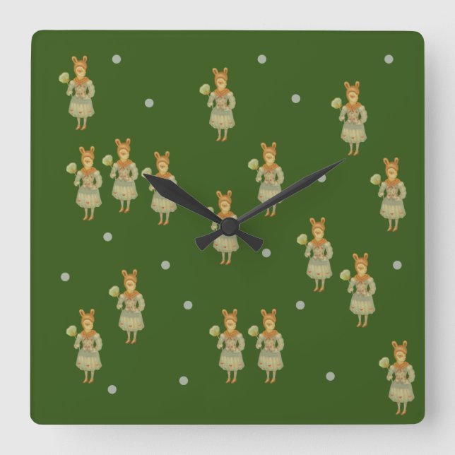 Reloj Cuadrado Personaje  (Anverso)