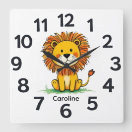 Reloj Cuadrado Personalised Child's Wall Clock