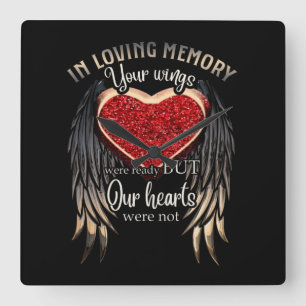 Reloj Cuadrado Personalizado Sus Alas Estaban Listas Pero Nuestro