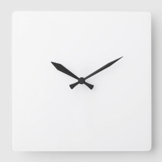 Reloj Cuadrado Personalizar propio >Reloj de pared cuadrado