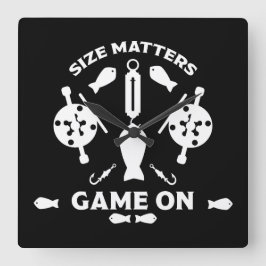 Reloj Cuadrado Pesca de salmón salvaje