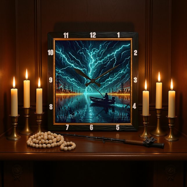 Reloj Cuadrado Pesca eléctrica (Subido por el creador)