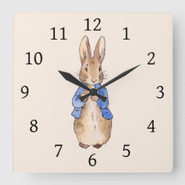 Reloj Cuadrado Peter the Rabbit Beige