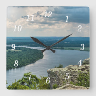 Reloj Cuadrado Petit Jean Cedar Creek Wall Clock