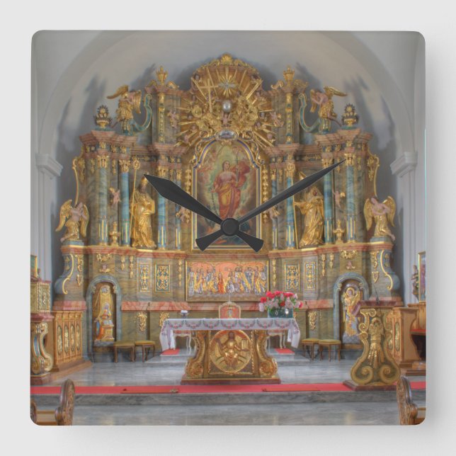 Reloj Cuadrado Pfarrkirche St. Margaretha (Anverso)