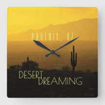 Phoenix Arizona Sunset Cactus Desert Dreaming