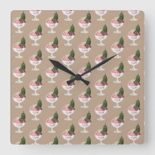 Reloj Cuadrado Pickles en helado