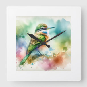 Reloj Cuadrado Picohoz coliverde 061024AREF119 - Watercolor