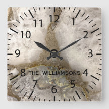 Piedra natural de geode de cuarzo