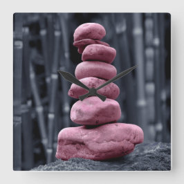 Reloj Cuadrado Piedra Stack