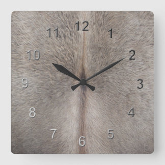 Reloj Cuadrado Piel de vaca, cuero, zurriago, piel, piel de imita