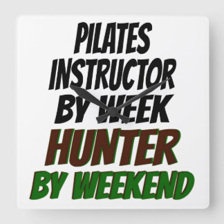 Reloj Cuadrado Pilates Instructor Hunter