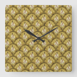 Reloj Cuadrado Piña