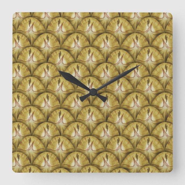 Reloj Cuadrado Piña (Anverso)