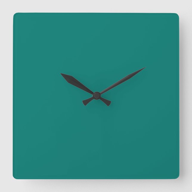 Reloj Cuadrado Pine Green (Anverso)