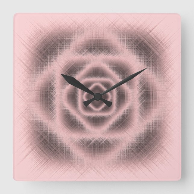 RELOJ CUADRADO PINK (Anverso)