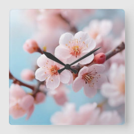 Reloj Cuadrado Pink Blossom Magic