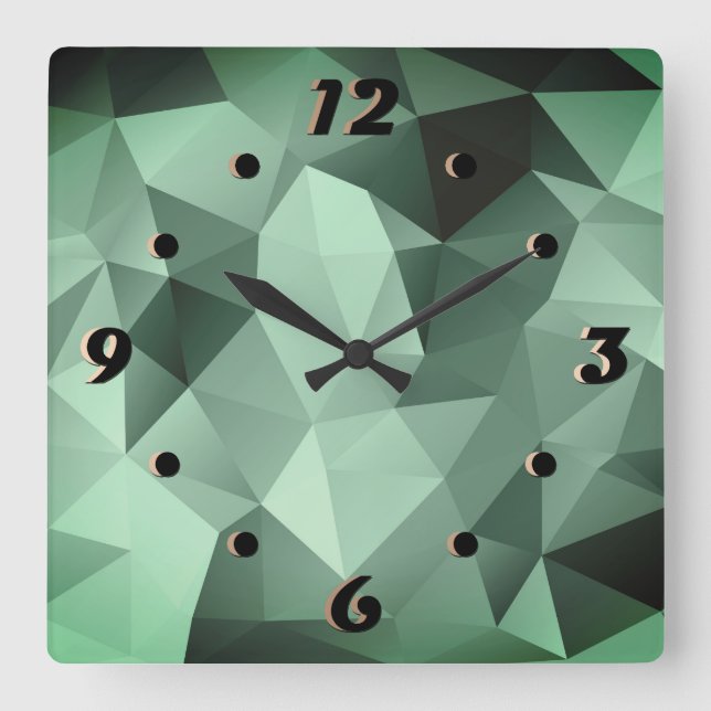 Reloj Cuadrado Pink neon (Anverso)