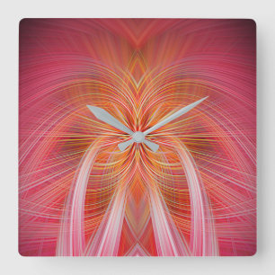 Reloj Cuadrado Pink Whispers