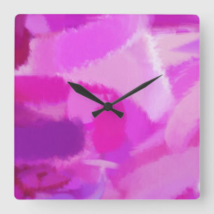 Reloj Cuadrado Pintura abstracta   Resumen del artículo 2