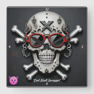 Reloj Cuadrado "Pintura de Rockstar Edge"